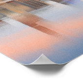 Willkommensschild Hochzeit Cincinnati Skyline Poster (Ecke)