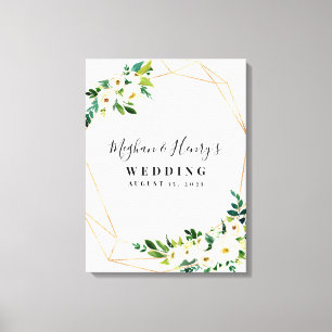 Willkommensschild Hochzeit, Hochzeitswillkommenssc Leinwanddruck