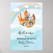 Willkommensschild Noahs Arche Poster (Vorne)