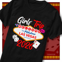 Willkommensschild-Party in Las Vegas Mädchen-Trip 