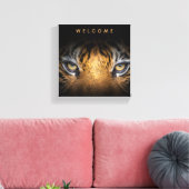 Willkommensschildkröte Leinwanddruck (Insitu (Wohnzimmer))