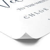 Willkommenssehen Poster (Ecke)