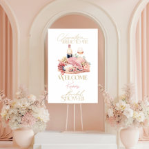 Willkommenssignatur-Brautparty der Charcuterie-Taf