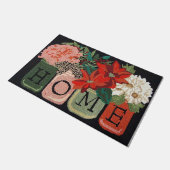 Willkommenstor,Blume-Lover-Geschenk, Blumenkorb Fußmatte (Schrägansicht)