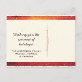 Willkommenstor Wreath Snowy Weihnachten (Rückseite)