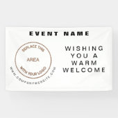 Willkommensveranstaltung für Ihre Logo-Website Banner (Horizontal)