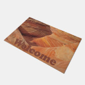 Willkommenswelle, klassische Sicht Fußmatte (Schrägansicht)