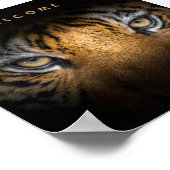 Willkommenswerteplakat Poster (Ecke)