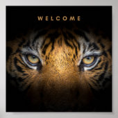 Willkommenswerteplakat Poster (Vorne)