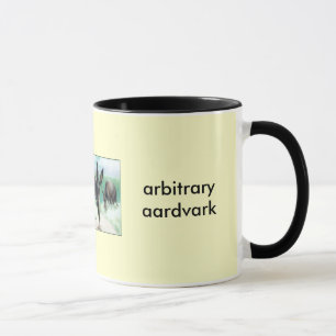willkürlicher Aardvark Tasse