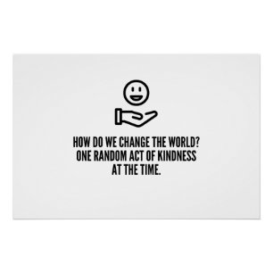 Willkürlicher Akt der Freundlichkeit Poster