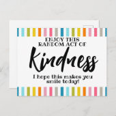 Willkürlicher Akt der Freundlichkeit Postkarte (Vorne/Hinten)