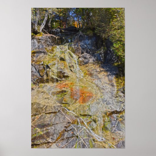 Willoughby Road Wasserfall, Vermont Poster (Vorne)