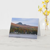 Willoughby-See, Vermont, im Herbst Karte (Gelbe Blume)