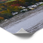 Willoughby-See, Vermont, im Herbst Poster (Ecke)