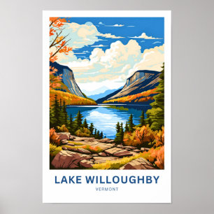 Willoughby Vermont Travel Print Print Poster