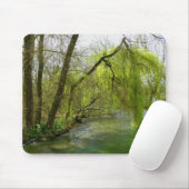Willow am Fluss Test Hampshire Mousepad (Mit Mouse)