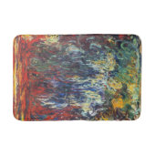 Willow am Giverny (von Claude Monet) Badematte (Vorderseite)