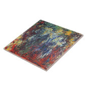 Willow am Giverny (von Claude Monet) Fliese (Seite)