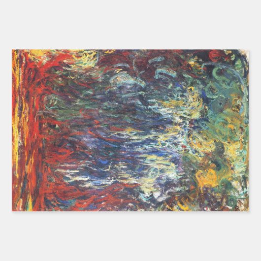 Willow am Giverny (von Claude Monet) Geschenkpapier Set (Vorderseite 2)