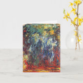 Willow am Giverny (von Claude Monet) Karte (Gelbe Blume)