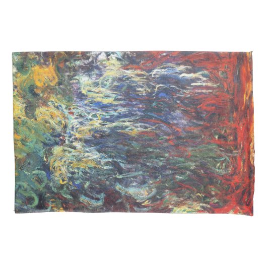 Willow am Giverny (von Claude Monet) Kissenbezug (Vorderseite-Links)