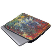 Willow am Giverny (von Claude Monet) Laptopschutzhülle (Vorne Knopf)