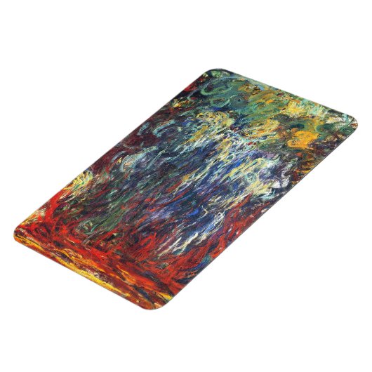 Willow am Giverny (von Claude Monet) Magnet (Linke Seite)