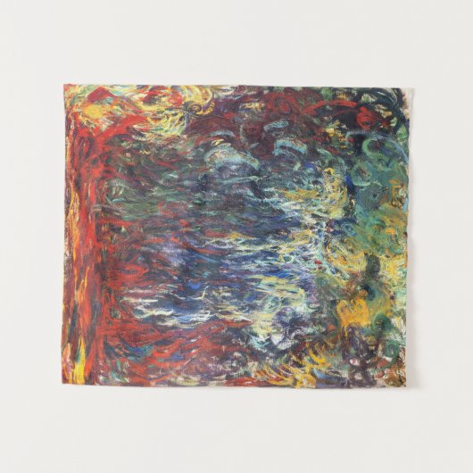 Willow am Giverny (von Claude Monet) Wandteppich (Vorderseite (Horizontal))