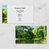 Willow am See - Platinum Visitenkarte (Vorne/Hinten)