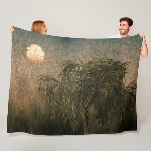 Willow bei Sunset Fleecedecke (Beispiel)