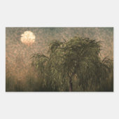 Willow bei Sunset Rechteckiger Aufkleber (Vorderseite)