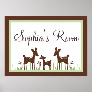 Willow Bio/Deer Poster