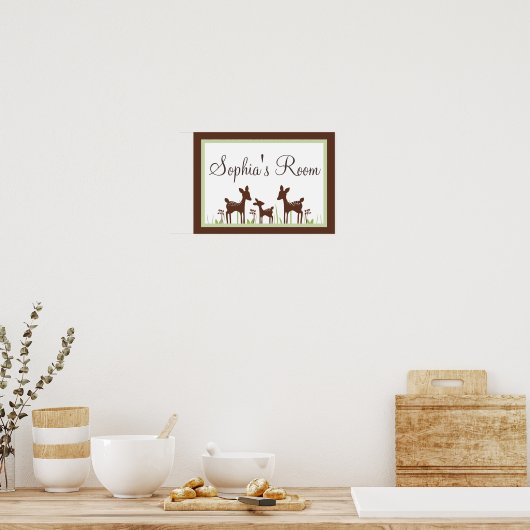Willow Bio/Deer Poster (Küche)