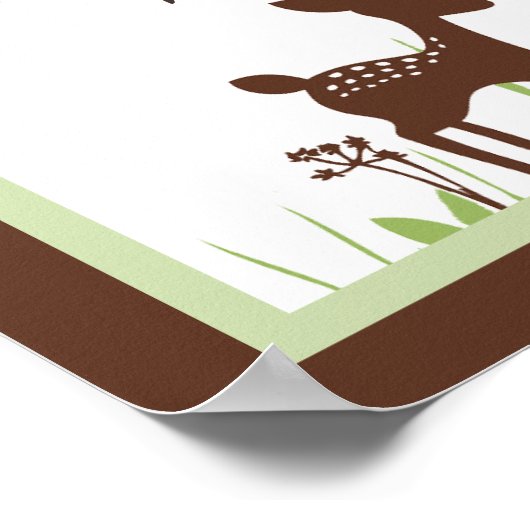 Willow Bio/Deer Poster (Ecke)