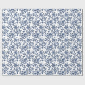 Willow Bloom Toile Geschenkpapier (Flach)
