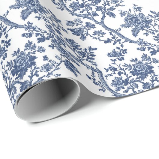Willow Bloom Toile Geschenkpapier (Rolleneckpunkt)