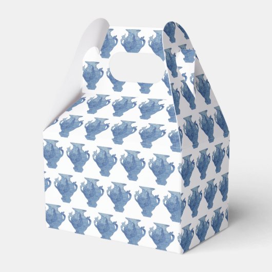 Willow Blue und White Ginger Jars Jar Geschenkschachtel (Rückseite)