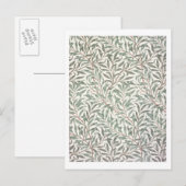Willow Bough, Tapetendesign, 1874 (Wallpaper) Postkarte (Vorne/Hinten)