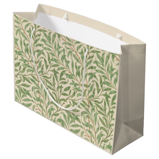 Willow Bough (von William Morris) Clipboard Große Geschenktüte (Rückseite Schrägansicht)