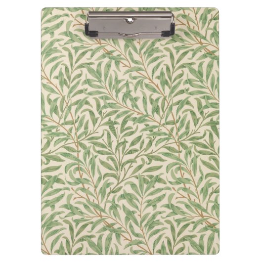 Willow Bough (von William Morris) Clipboard Klemmbrett (Vorderseite)