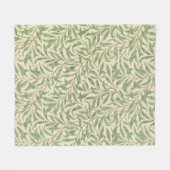 Willow Bough (von William Morris) Fleece Blanket (Vorderseite (Horizontal))