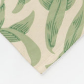 Willow Bough (von William Morris) Fleece Blanket (Ecke)