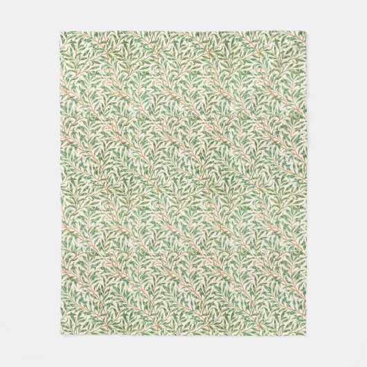 Willow Bough von William Morris Fleece Blanket (Vorderseite)