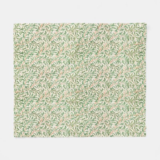 Willow Bough von William Morris Fleece Blanket (Vorderseite (Horizontal))