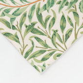 Willow Bough von William Morris Fleece Blanket (Ecke)