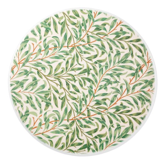 Willow Bough von William Morris Keramikknauf (Vorderseite)