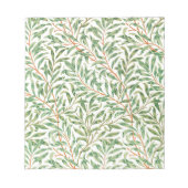 Willow Bough von William Morris Notizblock (Vorderseite)