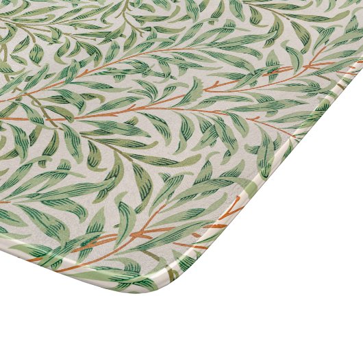 Willow Bough von William Morris Schneidebrett (Ecke)