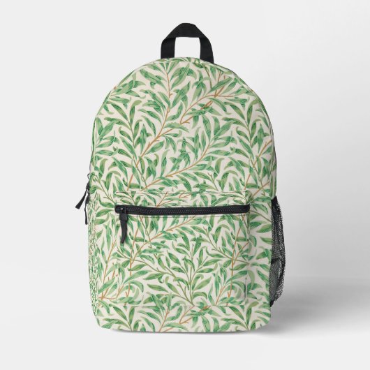 Willow Bough William Morris Pattern Bedruckter Rucksack (Vorderseite)